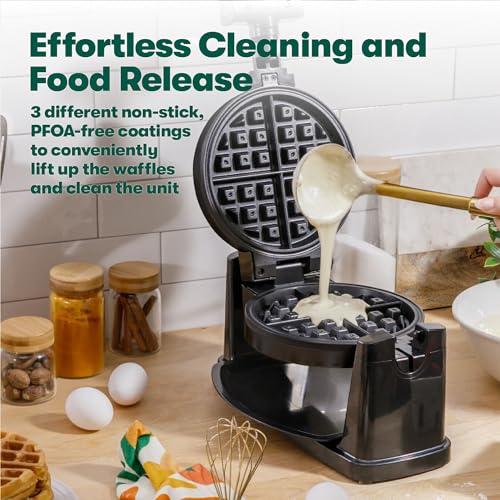 BELLA 17872 Waffle Maker, Aluminium, Black - 6