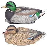 Yoyakie Realistische Plastikente Entenjagd Dekoy Gartendekor, schwimmende Mallard -Entendekor für Innenhof Landschaft Style22