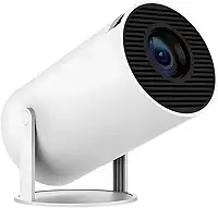 Mini Projetor Portatil 5g Wifi 6 Bluetooth 5.0 Android 11 HY300 Projetor 4K 1080 Full HD Suporte 8000 Lumens Para Celular LED Auto Correção Horizontal 180° Premium