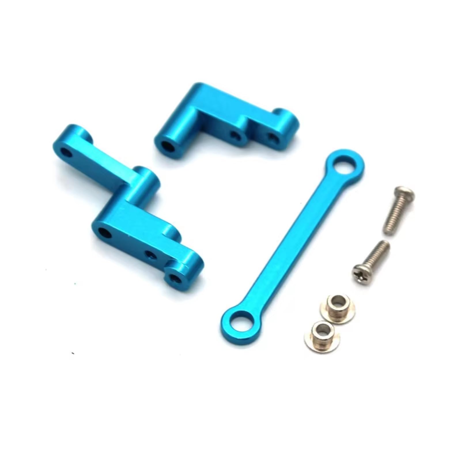Ricambi Modellini RC Per MJX 16207 16208 16209 16210 H16V3 Gruppo Sterzo In Metallo RC Aggiornamento Riparazioni Sostituzioni Accessori(Blue)