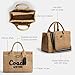 Coach Straw Cargo Tote 26, B4/Natural