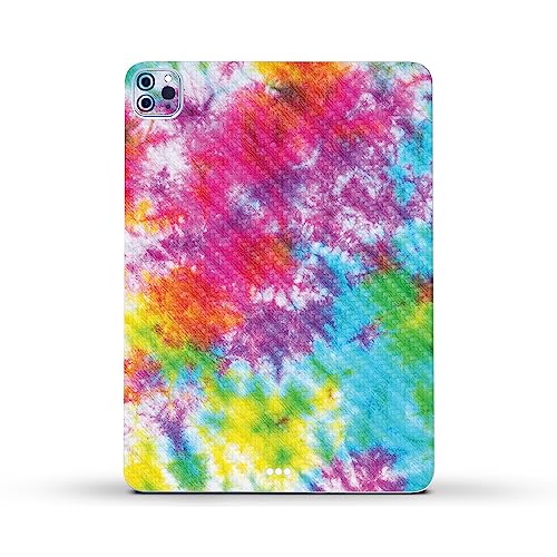 Image of MightySkins Carbon Fiber Skin Compatible With Apple iPad Pro 11 inch M2 4th Gen (2022) Full Wrap Kit - Tie Dye Splatter | Protective, Durable Textured Carbon Fiber Finish | Easy To Apply | Made in the USA