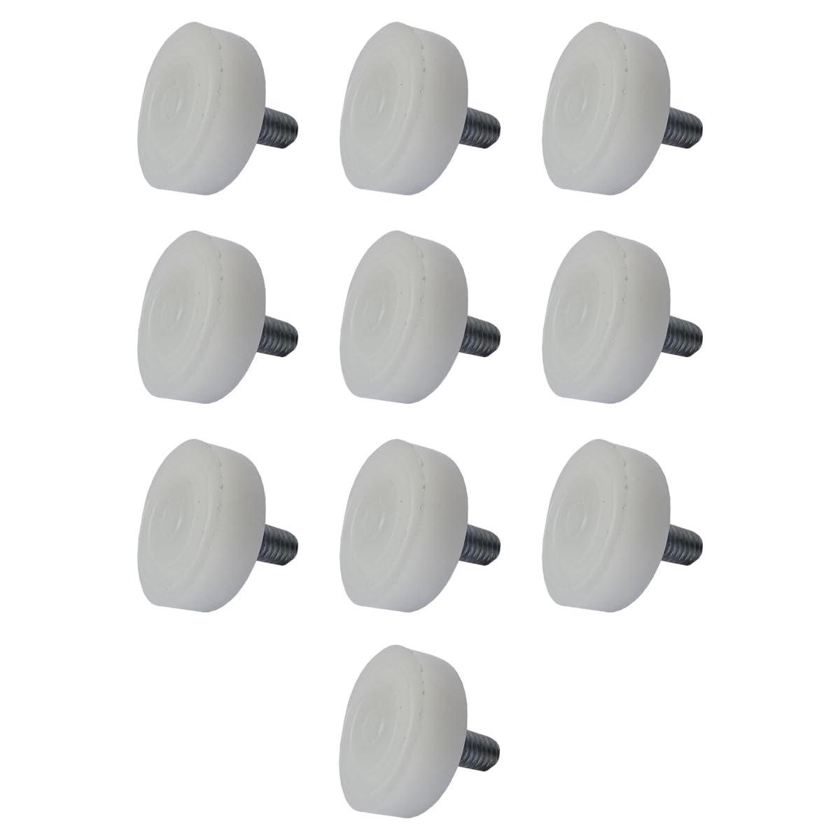 B K Jagan & CO Adjustable Furniture Levelers 1.1/2 Inch Leg Leveler for Table, Chair, Furniture Legs 3/8" Thread Size-Set of 10 (White) (B0B7X4387Y) Amazon Price History, Amazon Price Tracker