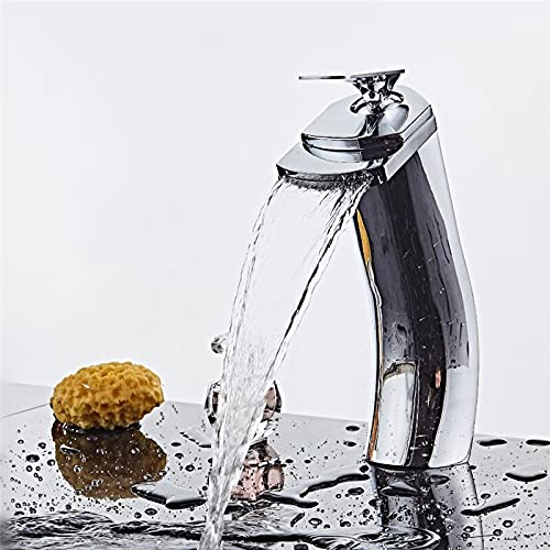 Mitigeur de lavabo robinet de salle de bain grand modèle eau chaude et froide