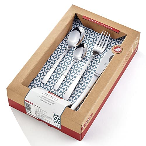 Judge Durham 16-Piece Stainless Steel Cutlery Set in Gift Box for 4 People, Dishwasher Safe, Silver, 16 piece - Image 2
