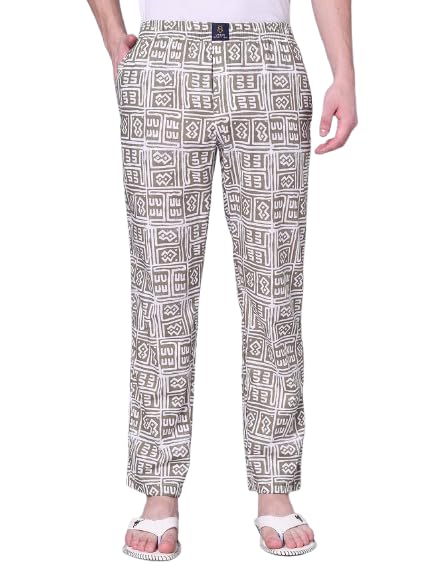 urban scottish Men's Cotton Pyjama Regular Fit with Side Pockets-picture-28
