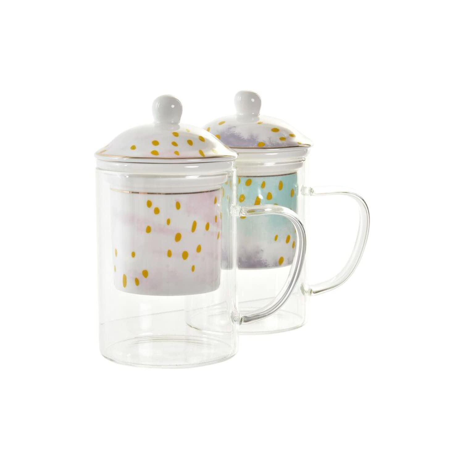 DKD Home Decor Tasse avec Filtre, Standard