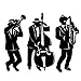 Jazz Trio Silhouettes (3/Pkg) (Value 3-Pack)