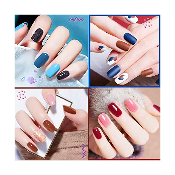 Skymore 23 Stück UV Farbgel Set, UV Nagellack UV Gel Nagelgel Set, UV Farben Nail Gel Polish für Nagel-Design, Nagel… – Bild 6