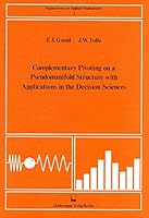Complementary Pivoting on a Pseudomanifold Structure with Applications in the Decision Sciences (Sigma Series in Applied Mathematics) 3885384027 Book Cover