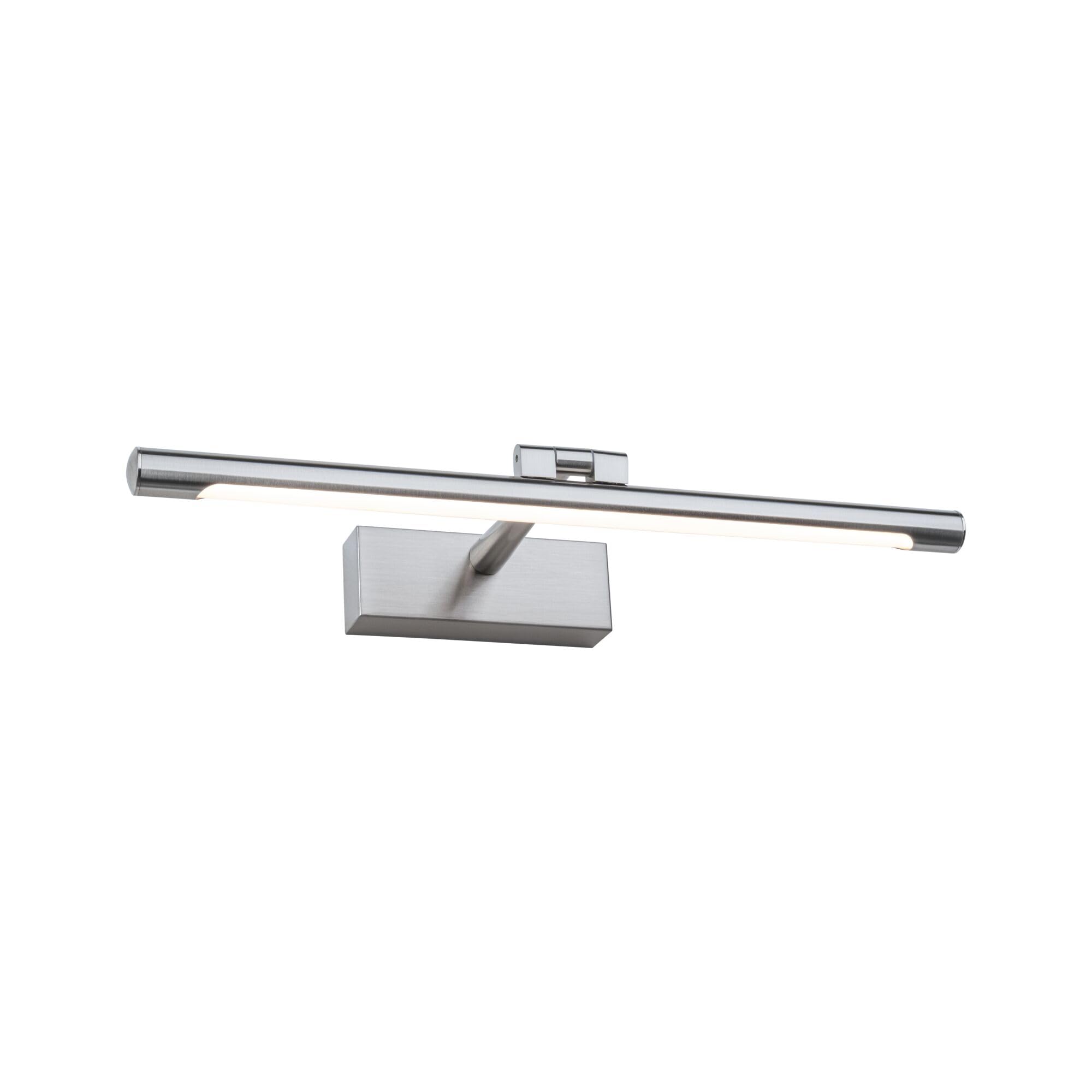 Paulmann 95566 LED Bilderleuchte Mingo 400mm incl. 1x9,5 W Warmweiß Alu gebürstet Bildbeleuchtung Metall, Kunststoff Wandlampe 3000 K