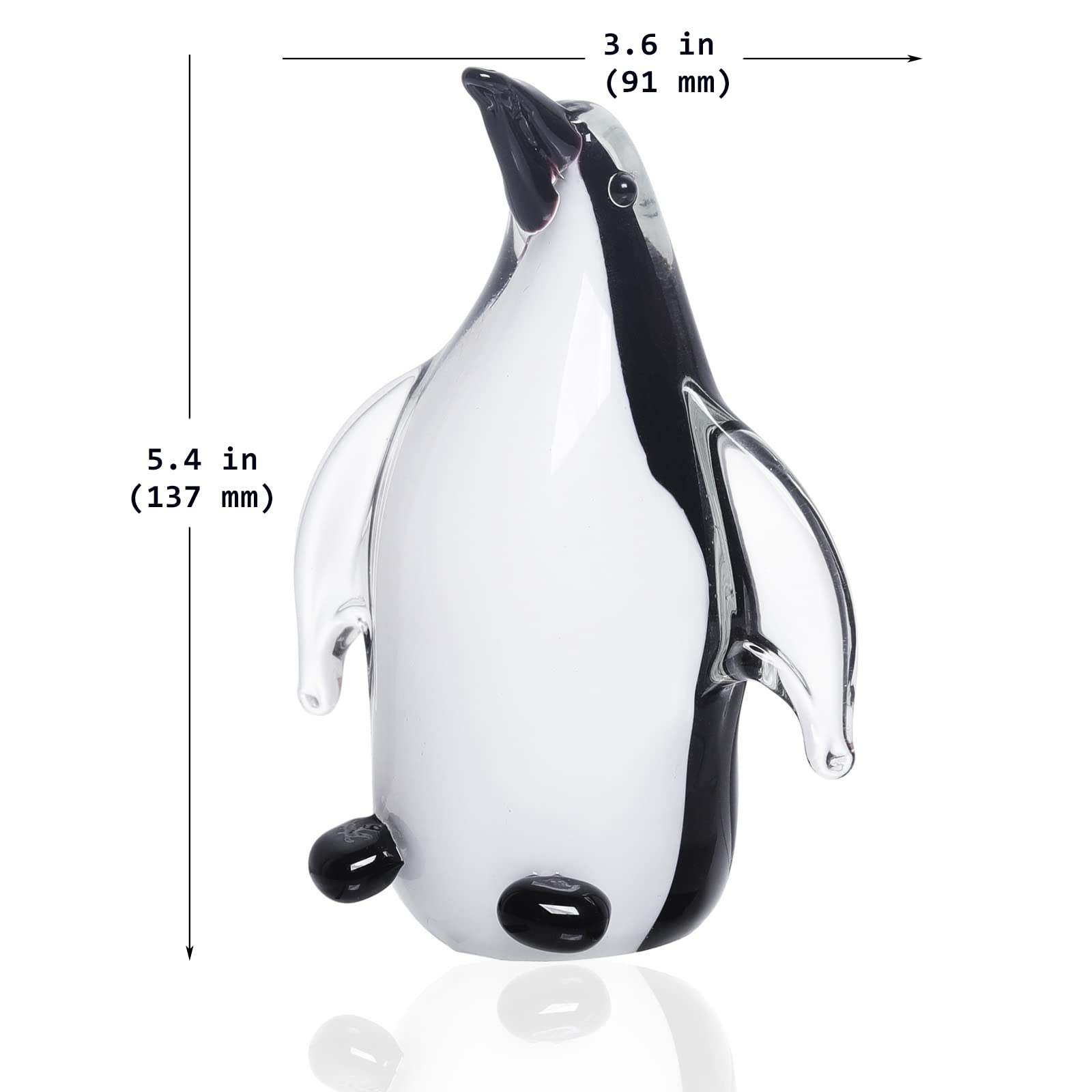Amazon.com: LONGWIN Hand Blown Glass Penguin Sculpture Art Crystal