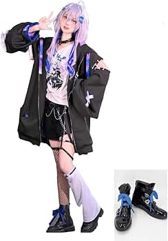 ホロライブ　天音かなた コスプレ 衣装+ウィッグ+靴 フルセット Amazon.co.jp: [ワイジェヤ] VTuber 天音かなたコスプレ衣装 ＋