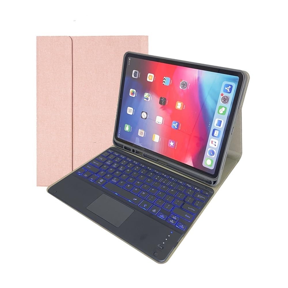 Teclado táctil retroiluminado para proteger iPad Pro de 11 pulgadas y guardar el bolígrafo 8