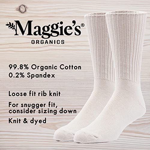 Maggie's Organic Allergy Crew Sock - 6 Pack #TOP5
