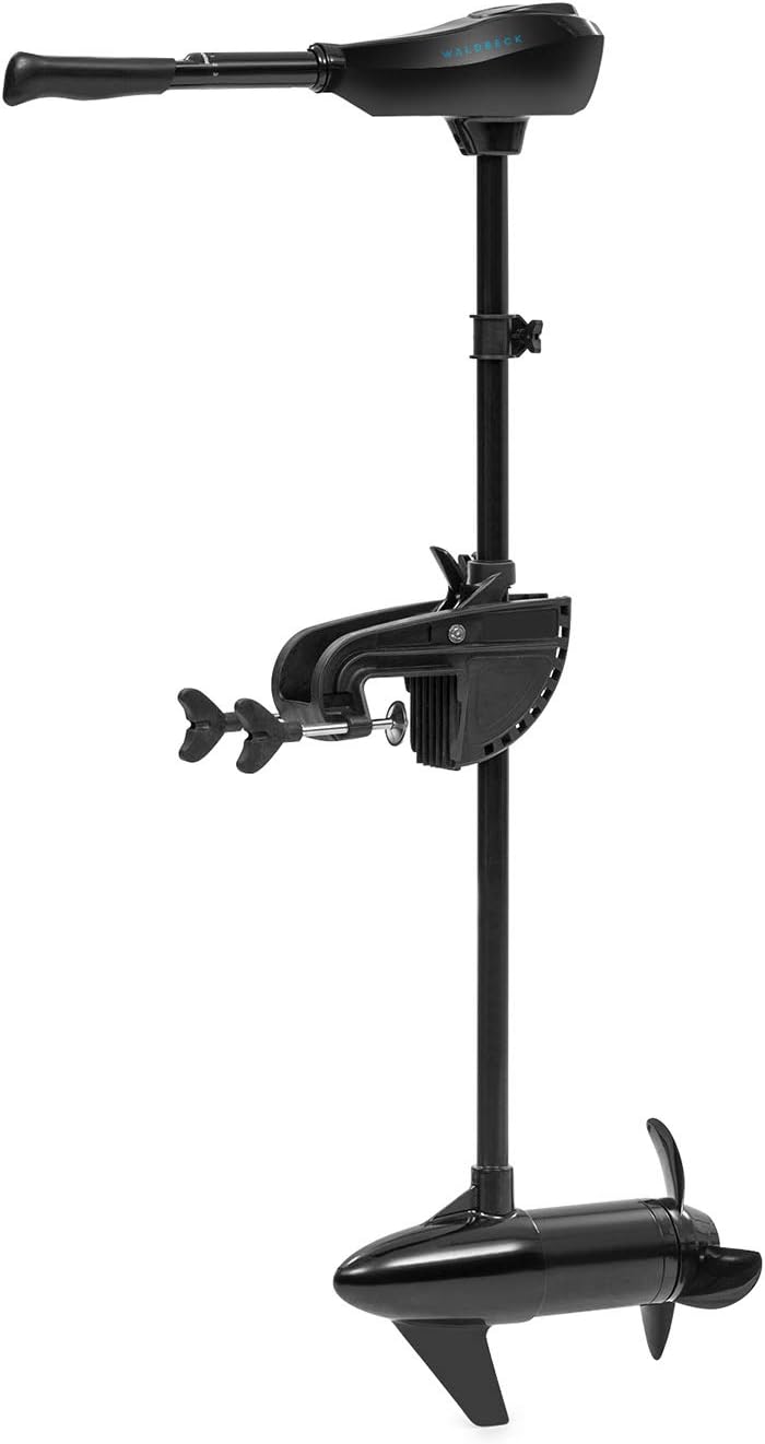 Waldbeck Barracuda 36 Outboard Engine Electric Motor Boat Engine - Outboard Engine, Motor Boat, Thrust: 36lbs / 354W / 160.2N, 7 Gears, Height Adjustable,12V