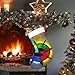 XZDCAL Shine in All Directions Festive Plush Hanging Stocking for Holiday Celebrations, Promotions, Events Decor