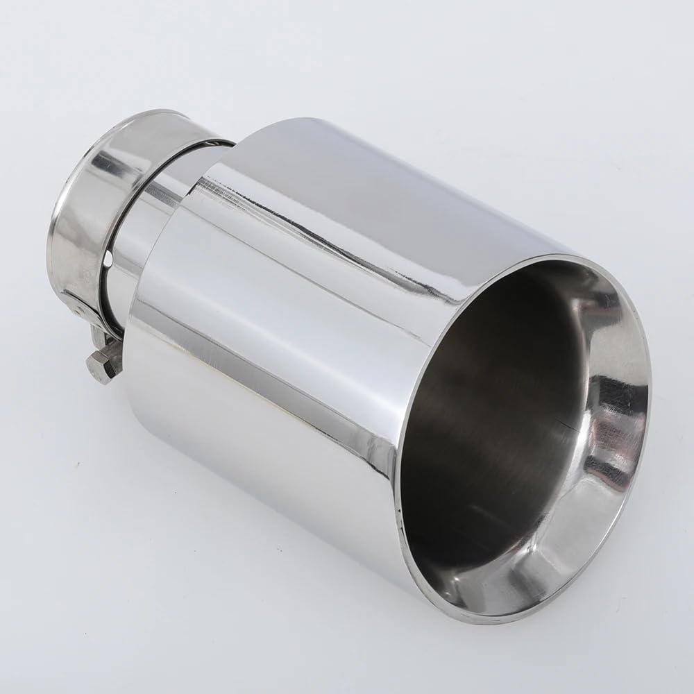 Vehicle Silencer Pasuje do BMW serii Mazdy VW tłumika skośnego rury samochodowej Benz Tłumik Samochodowy(60MM IN 76MM OUT)