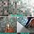 weimeisc 10 Sheets Peel and Stick Backsplash Tile for Kitchen, Self-Adhesive Mosaic Tile, Decorating for Bathroom Vanities?Fireplace Décor, Laundry Table (Frosted Green&Silver)