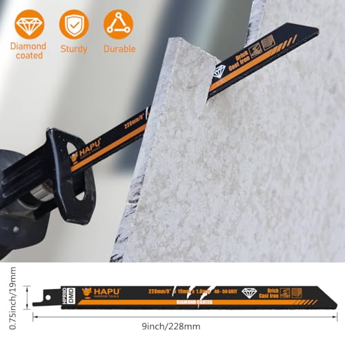 HAPU 9-Inch Diamond-Grit Blade