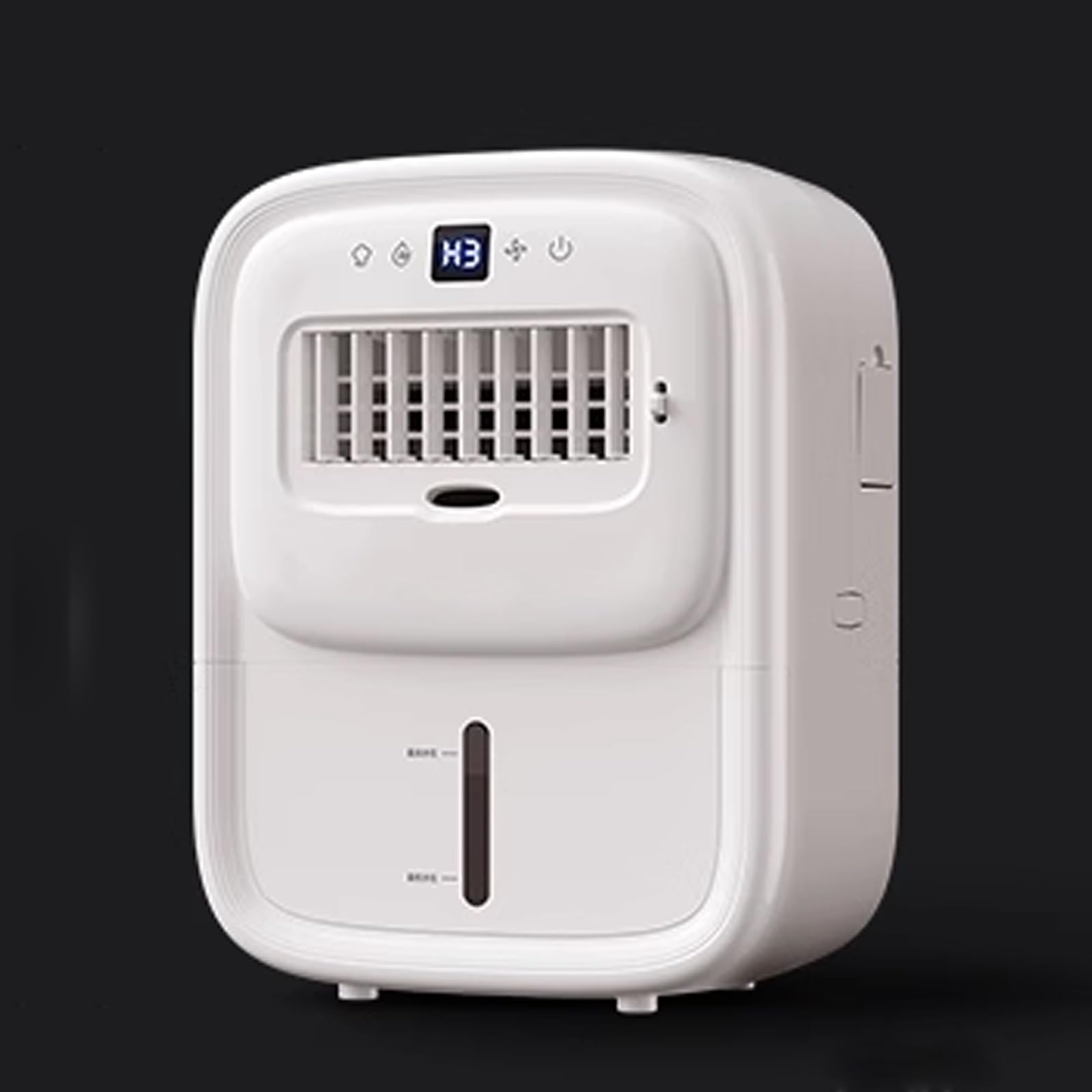 Raffrescatore D'aria Da Parete 5 Velocità Del Ventoo Ventilatore Senza Pale Con Pannello Touch E Timer 2 Opzioni Di Installazione per Casa, Ufficio, Campeggio