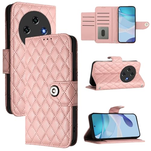 �X�}�z�P�[�X �Ή��@�� for Oukitel C5 2025 �E�H���b�g�J�[�h�X���b�g �}�O�l�b�g�N���X�v�t���b�v�X�^���h RoseRed