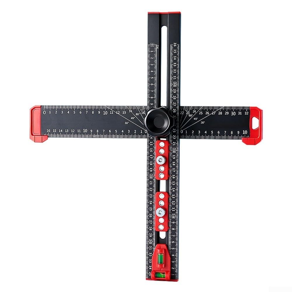 Riga Posizionamento Fori 60cm Lega Alluminio Precisione(B)