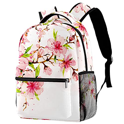 Sac à dos pour garçons et filles multicolore avec poches latérales pratiques