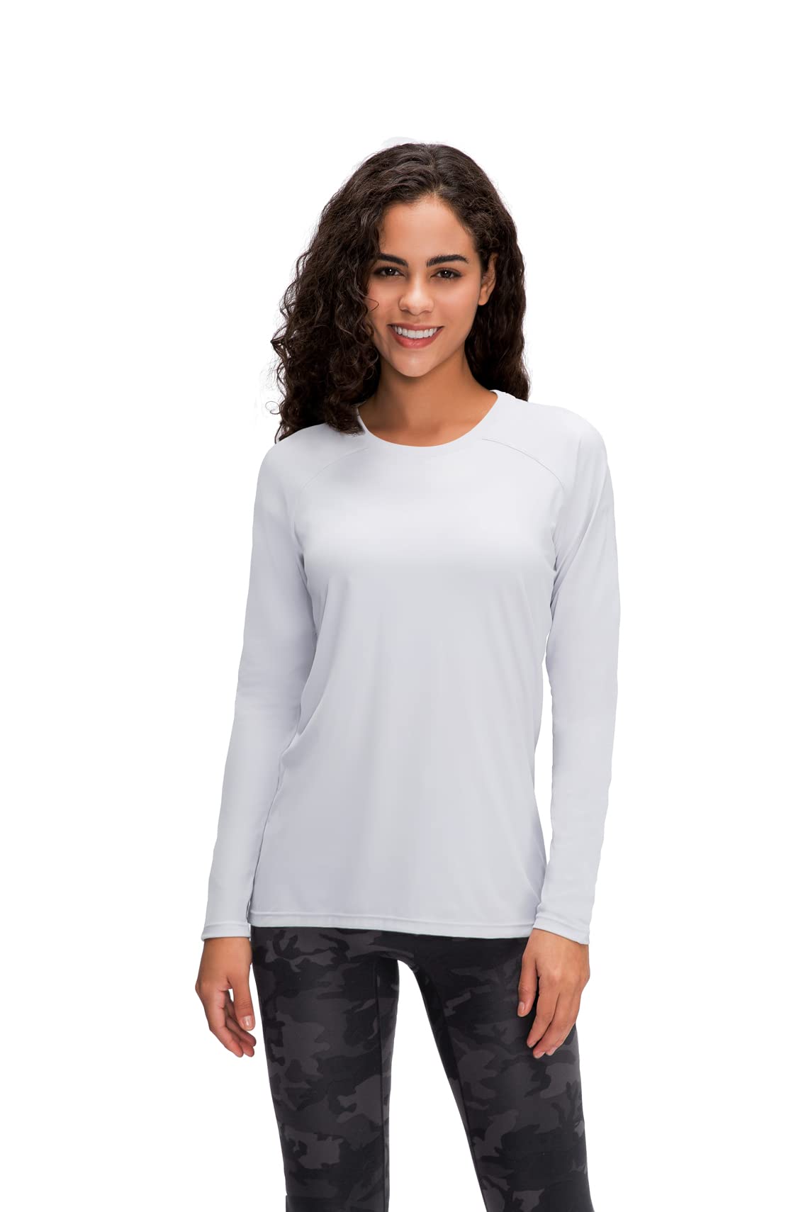 Boyzn Lot de 1, 3 ou 5 t-shirts à manches courtes/longues pour femme - Séchage rapide UPF 50+ - Protection solaire