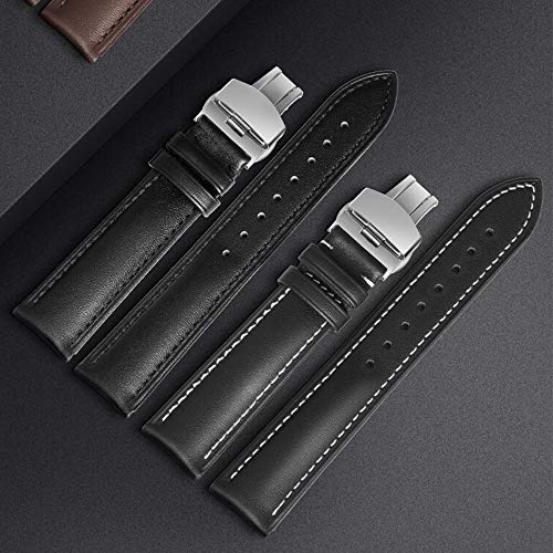 最安値 Nywing 時計ベルトdバックル 18mm 19mm mm 21mm 22mm Smart Watchバンド 時計バンド 本革ベルト スマートウォッチベルト Release Watch Band 腕時計ベルトの価格比較