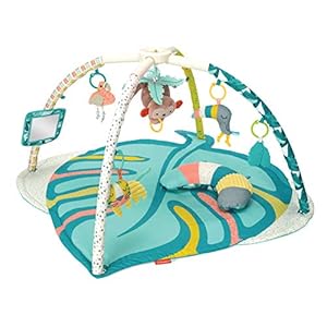 Infantino 4-in-1 Tropische Deluxe Spieldecke mit Spielbogen