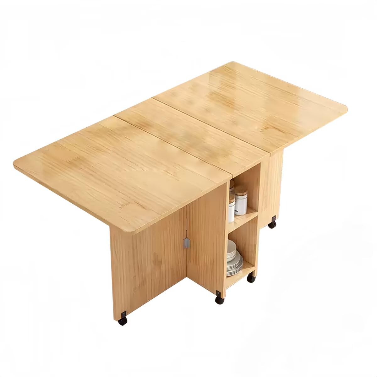 Amazon｜OrganizeHub ダイニングテーブル 折りたたみダイニング