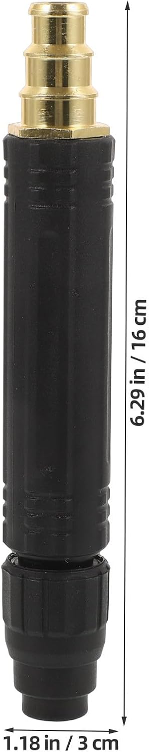 High Pressure Water Hose Sprayer Nozzle for Car Washing Black