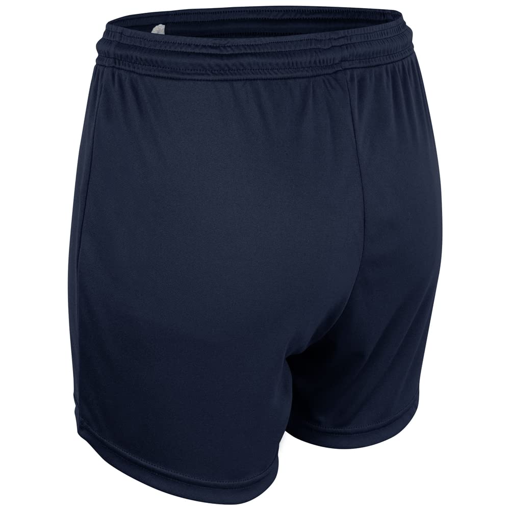 CHAMPRO Girls' Vision Athletic Gym Shorts, Navy