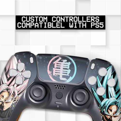 Baby Cuddle Box PS5_WITH_CGST_GOKU ROSE BLUE_M Gokku Custom Ps-5 Controller Wireless Compatible With Play-Station 5 Console By Bcb Controllers | Proudly Customized In Usa With Permanent Hydrodip Printing thumb #2