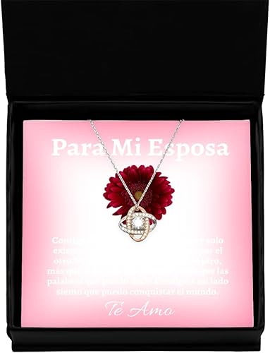 Regalo de San Valentine - Mi Corazon te pertenece - Regalo para esposa o esposa, joyeria para enamoradas o Mujeres - Collar de oro de Corazon