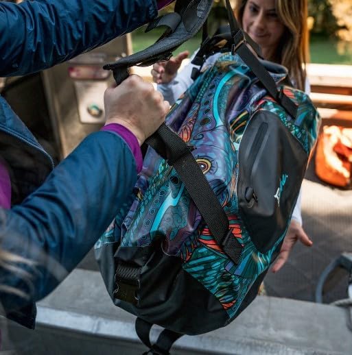 Miniatura 4 de FisheWear Groovy Grayling Dry Bag Duffel, Multi, talla única, Multi, Fishewear Groovy Grayling Dry Bag Duffel