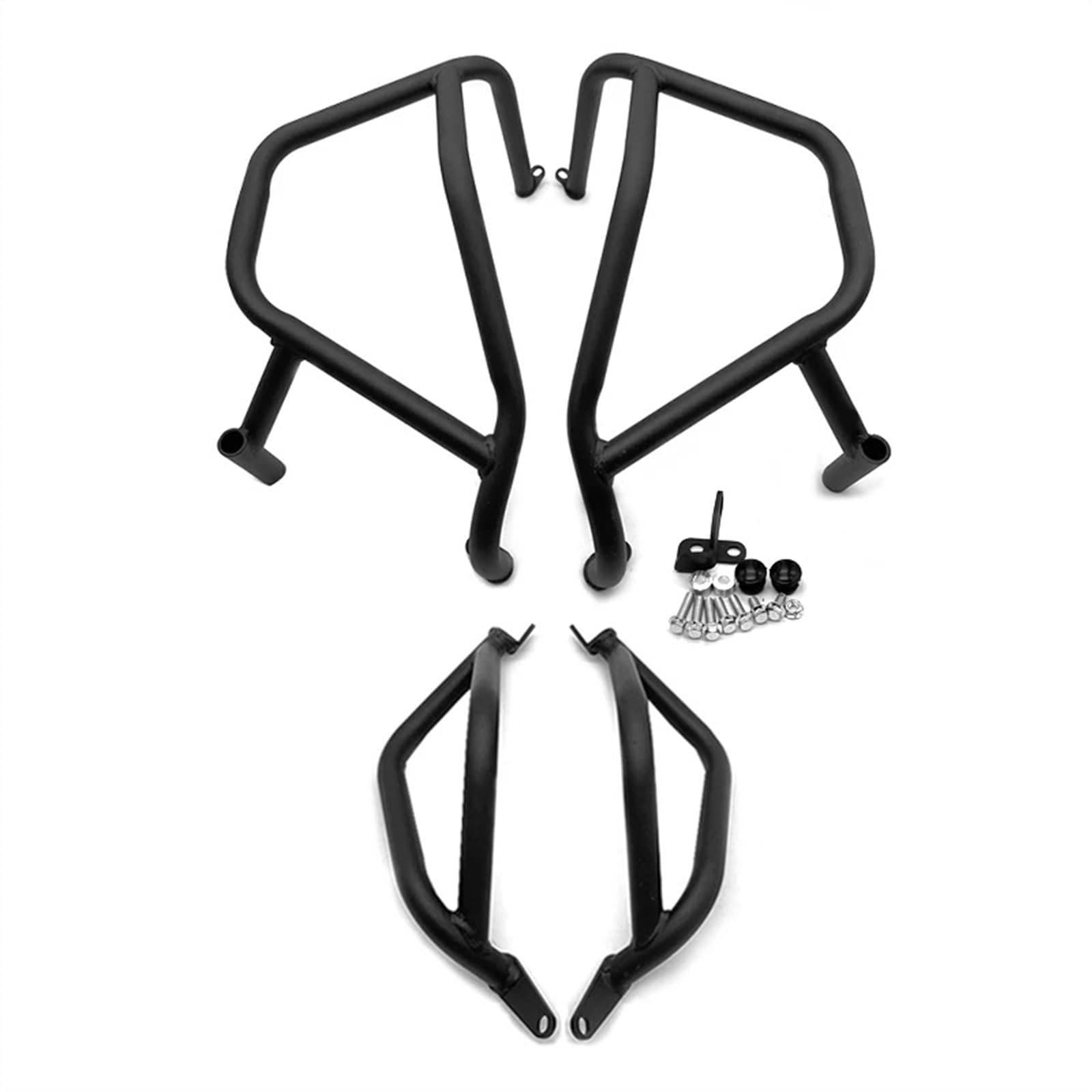 Protezione motore moto Per CF-MOTO Per 450MT Per CFMOTO Per 450 MT Per 450-MT Protezione Telaio Moto Paraurti Protezione Motore Barra Protezione Autostradale Protezione paraurti moto(Black-1 Set)