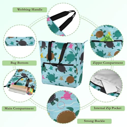 Bolsas de mano para libros con bolsillo con cremallera que evita pérdidas 5