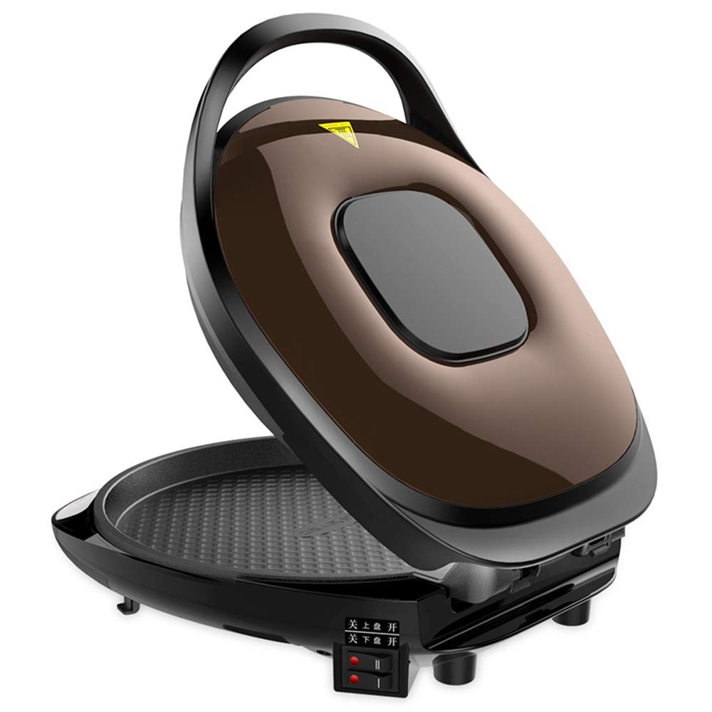 1200W pan cuisson électrique, des ménages double face chauffage Poêle à frire, crêpière automatique intelligent, la version micro-ordinateurs, 30MM approfondissent