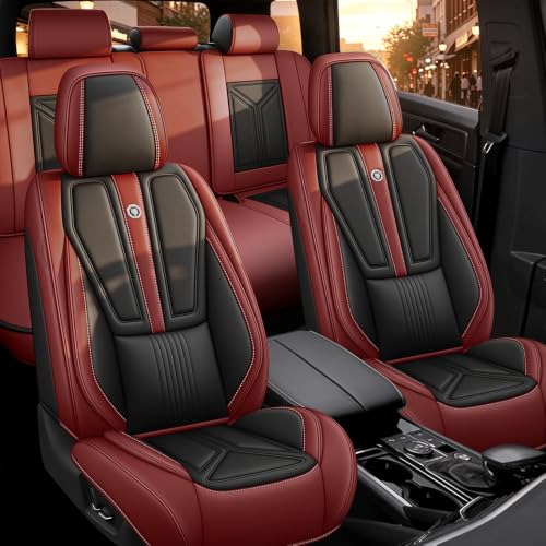 Image of Custom Car Seat Cover for Jeep Gladiator 2020-2026,Easy install,Black Red