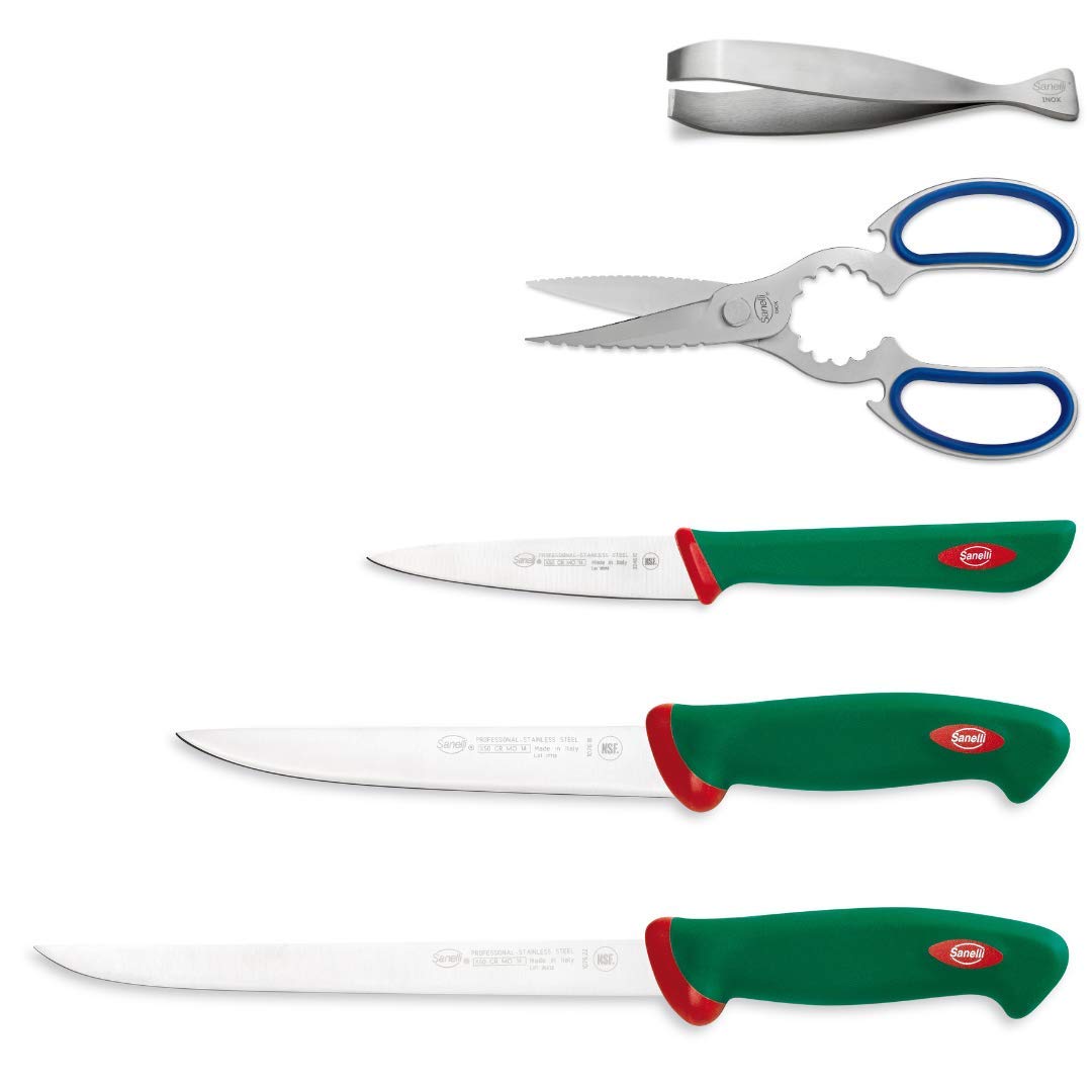 Set 5 pezzi lavorazione PESCE Premana Professional Rotolo Cuoco