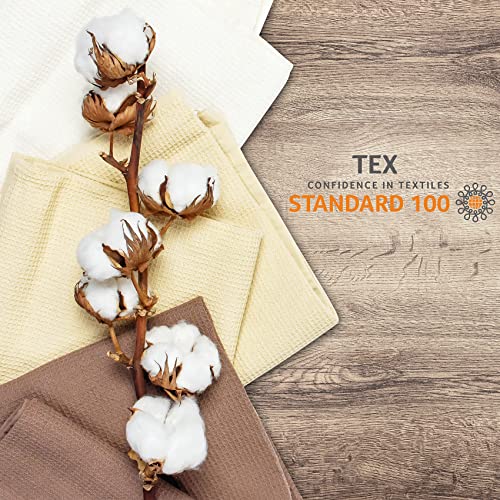 VmG-Store Waffelpique + Baumwollstoff Set farblich abgestimmt Waffel Stoff 100% Baumwollstoff Tex Standard 100 (Afrika Tiere Set25)