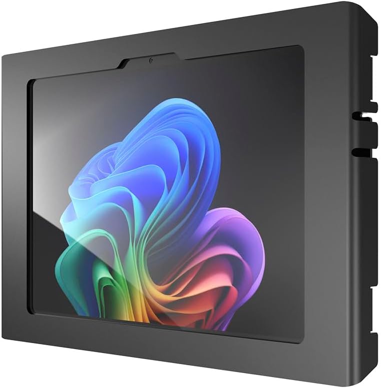 Compulocks Surface Pro Copilot+ PC 12", Apex Secured Enclosure Wall Mount - Black