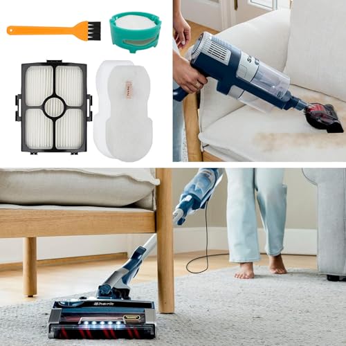 Image of HZ3002 Replacement Filters and Odor Neutralizer Cartridge for Shark HZ3002 HZ3000 Stratos Ultralight Corded Stick Vacuum Cleaner