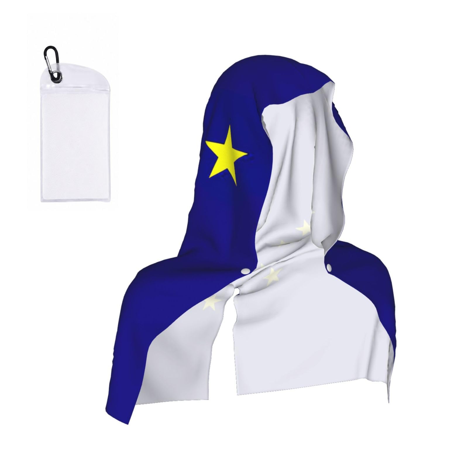 ZYJHYY Alaska State Flag Print Unisex Swimming Towel Practical Camping Towel Skin-Friendly Cooling Towel For Workout Training