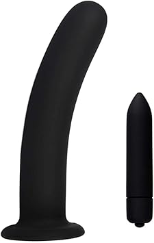 Vibradores de bala anal suaves con ventosa para masajes de ...