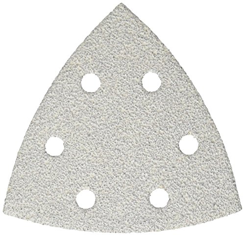 Bosch SDTW042 3-1/2 In. 40 Grit 25-Piece White Detail Sander Abrasive Triangles for Paint