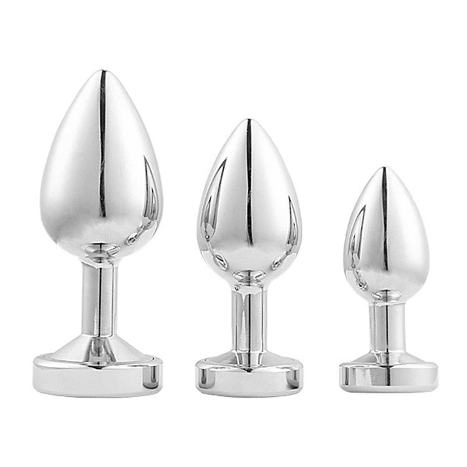 Anal Plug Vibrator with Luminous Tail Adult Sex Toys Rechargable 10 Modes Vibrating Butt Plug for Prostate Massage LED Colorful Light up for Beginners & Couple Sex Games: M Metal anal plug