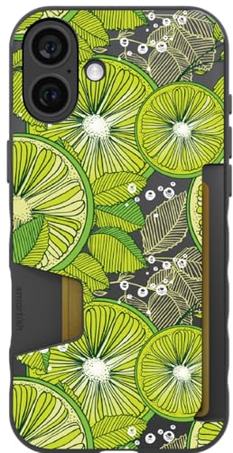 Image of Smartish - Lime Time - iPhone 16 Plus Wallet Case - Wallet Slayer Vol 1 [Slim + Protective] Credit Card Holder - Fits iPhone 16 Plus